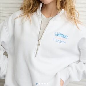 AE Everyday Luxe Quarter-Zip Sweatshirt - Sardines, Sicily Italy